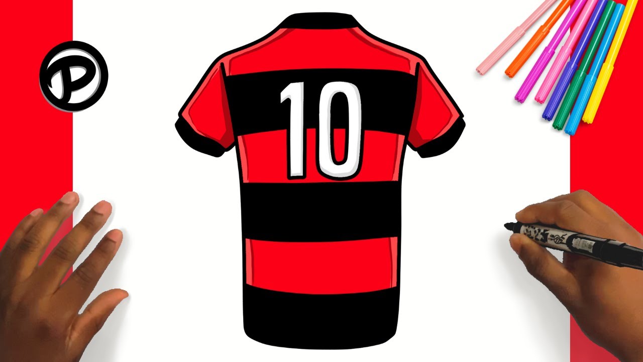 Como desenhar a Camisa Do Flamengo Passo a passo - YouTube