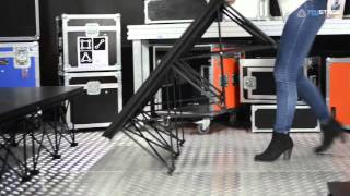 ProFlex 4-Step Stairs for 40H Stage (PFSTAIR4)