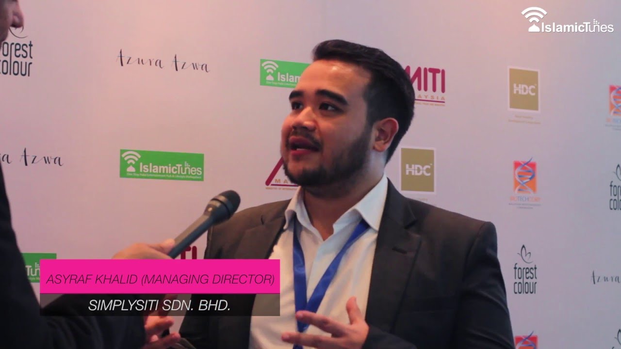 EXCLUSIVE INTERVIEW WITH ASYRAF KHALID (SIMPLYSITY SDN BHD) - Halal Cosmetics 2016 - YouTube