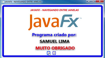 JAVAFX - NAVEGANDO ENTRE JANELAS