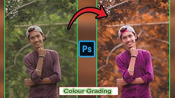 Photoshop Red color grading tutorial || Photo colour grading new trick 2020|| Akash Editz.