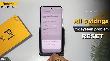 How to reset system setting in realme p1 pro 5g | Realme p1 5g me system setting kaise reset kare