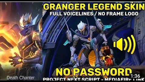 Granger Starfall Knight Legend Skin Script No Password | Full Voicelines & HD Effects | MLBB
