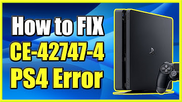 How to FIX PS4 Error CE-42747-4 Update PS4 to Connect to Playstation Network (Easy Method!)