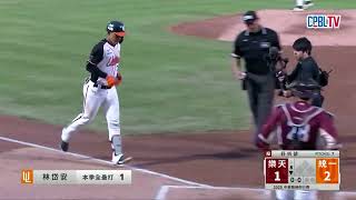林岱安超前比數陽春砲獲MVP 獅隊開季4連勝