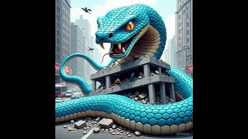 Biến đổi của rắn khổng lồ màu xanh #shortvideo #trending #snake