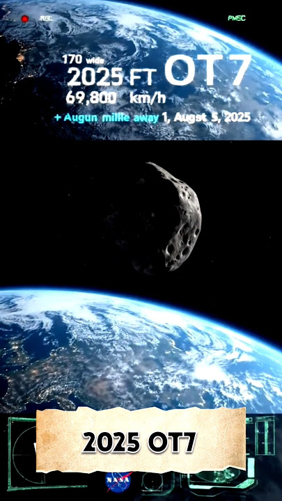 Asteroid 2025 OT7 just flew past Earth #space #facts