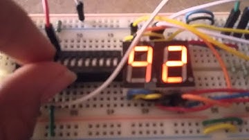 Contador de 00 a 99 con display de 7 segmentos dobles