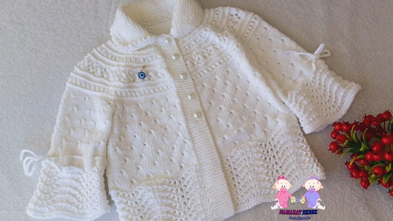🎀 Matmazel Hırka Yapımı 1.5 yaş #bebekhırkası #knittig #crochet #easy #newmusic