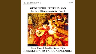 12 Quadri “Paris Quartets”, Nouveaux quatuors en 6 suites: Suite à 4, TWV 43:h2: VI. Menuet