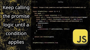 Recursive Async Function for HTTP Polling with Promises in JavaScript