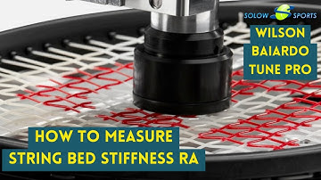 Measuring String Bed Stiffness RA | String Tension on a Tennis Racket |