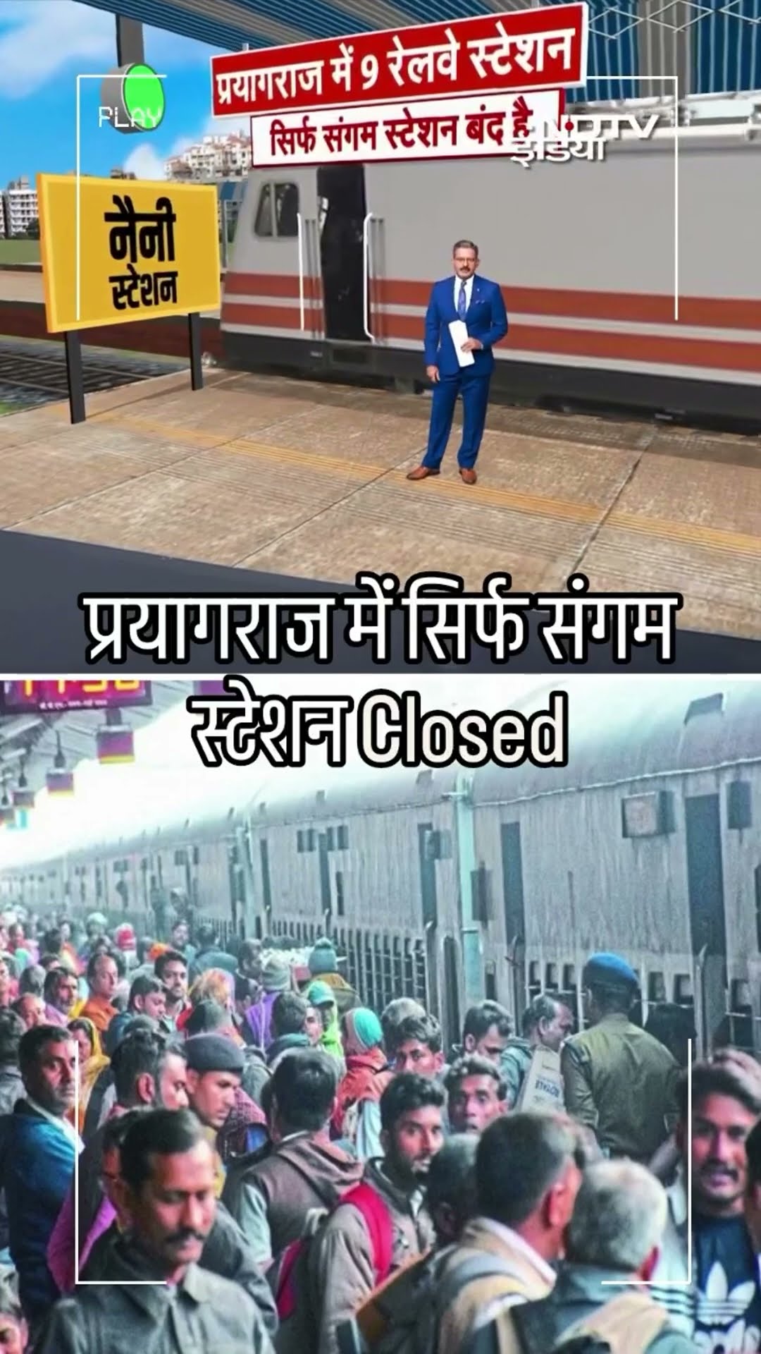 Mahakumbh: Animation से समझिए Prayagraj में कौन-से Railway Station खुले और कौन से बंद | UP News