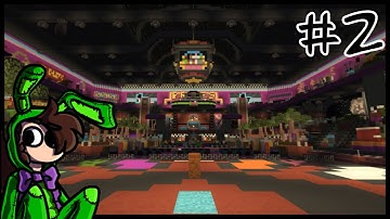 Building FNAF Security Breach In Minecraft Part 2 (Atrium)