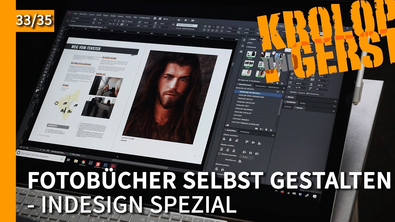 Indesign Spezial 33 Fotobuch Gestalten Krolop Gerst Youtube