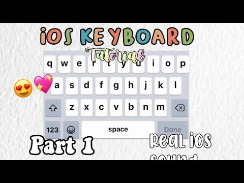 prim keyboard ios with real iOS sound 🐰🌷 - YouTube