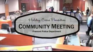 Holiday Crime Prevention Meeting 101216