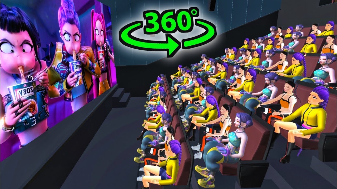 K-Pop Demon Hunters HUNTR/X in Cinema Hall ! | 360° VR