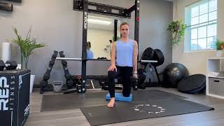 Half Kneeling Shoulder Press