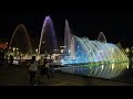 Вечерний фонтан в сквере Профсоюзов   Краматорск