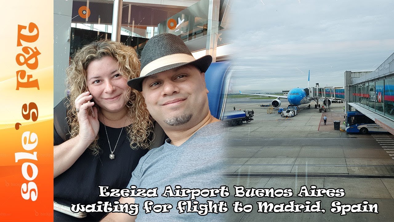 Ezeiza Airport Buenos Aires waiting for flight to Madrid, Spain garlic bread recipe