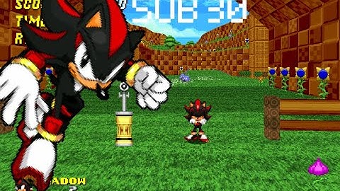 SRB2 GREENFLOWER ZONE ACT 1 26 SECOND SHADOW RUN