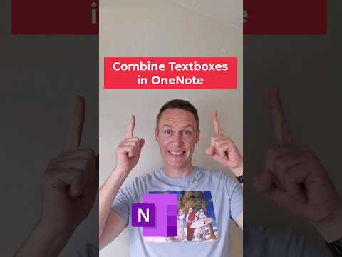 Combine Multiple Text Boxes in OneNote! #shorts