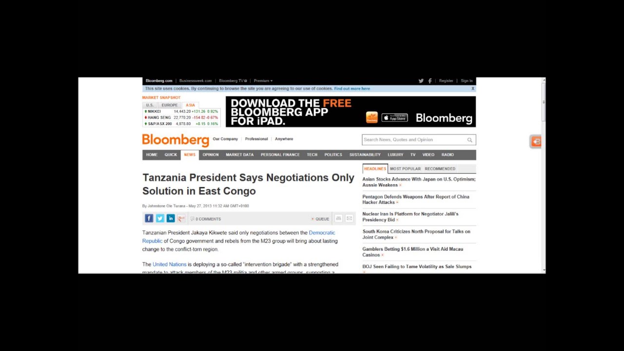 Tanzania President Says Negotiations Only Solution In East Congo, Tanzania