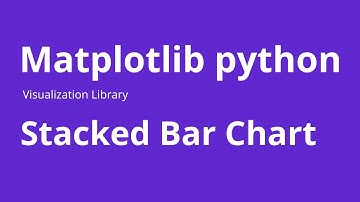 Stacked Bar Plot - How to Create Stacked Bar Chart Matplotlib in Python