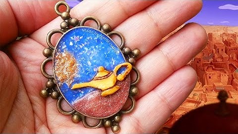 ALADDIN LAMP Polymer Clay Tutorial + NEW SCULPEY COLORS