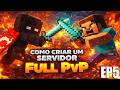 COMO CRIAR UM SERVIDOR FULL PVP NO MINECRAFT ⚔️ MINA + LOJA NO MEU SERVIDOR PVP! (EPISÓDIO 5) ⚔️💰