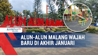 Revitalisasi Alun-Alun Kota Malang Selesai, Akhir Januari Dibuka untuk Umum