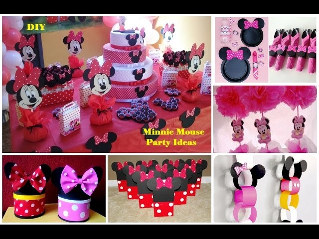 Great Choice Products Minnie Mouse Birthday Party Supplies,131Pcs Minnie  Birthday Decorations&Tableware Set-Minnie Mouse Party
