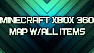 Minecraft Xbox 360 Edition - Map With All Items and Flatland ! + Thanks For 400! By "qoaway"