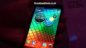 Motorola RAZR i demo