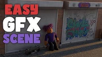 How to Make a Roblox GFX SCENE