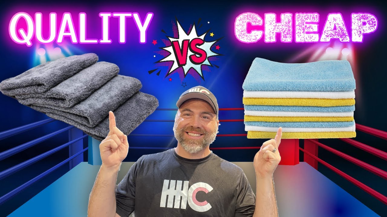 Quality Auto Detailing Towels vs CHEAP! Autofiber Microfiber University