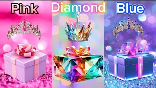 Choose your Gift | 3 giftbox challenge | #chooseyourgift #pink #blue #rainbow #3giftbox