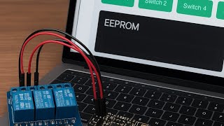 Home Automation using Esp8266 & blynk with eeprom and manual switches