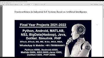 Trustworthiness in Industrial IoT Systems Based on Artificial Intelligence