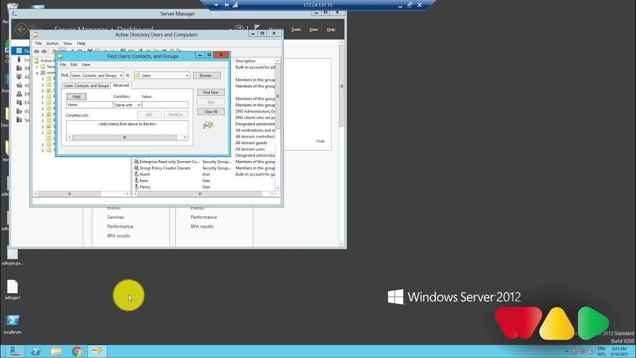 How to locate an AD object How to Active Directory YouTube