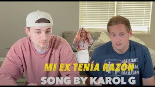 Karol G "MI EX TENÍA RAZÓN" Reaction - Average Bros Reacts!!