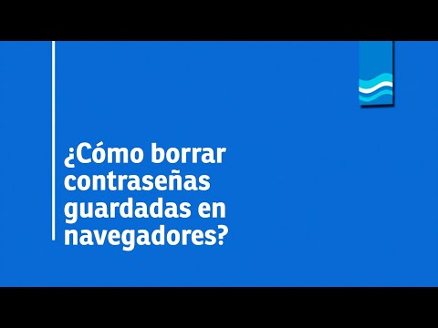 Vídeo: Com Treure La Contrasenya Del Navegador