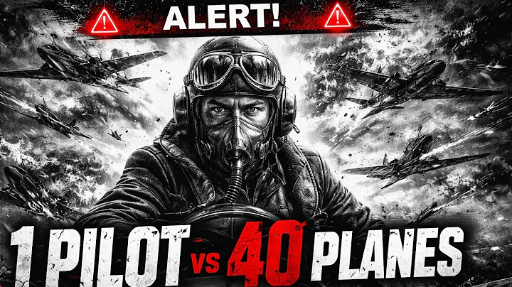 One German Pilot vs 40 Enemy Planes Alone – The Impossible WWII Air Battle