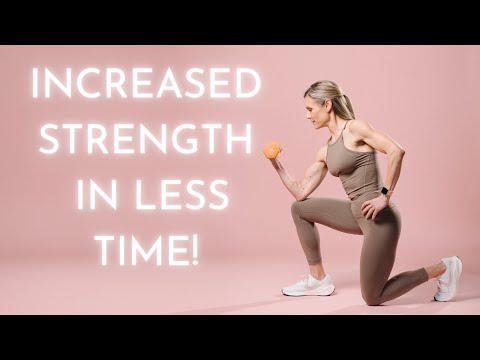 Increased Strength in Less Time!  Women Over 40, 40-minute Total BodyDumbbell Workout