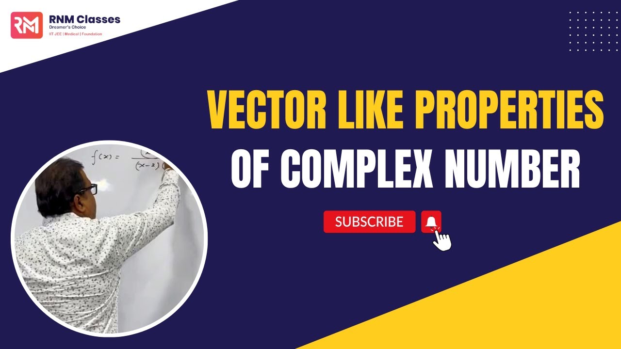 Vector Like Properties Of Complex Number - YouTube