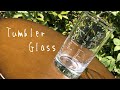 【sandblast】サンドブラスト彫刻した名入れギフトのタンブラーグラス Sandblasted  name gift tumbler glass 【ガラスアート工房砂助 名入れグラス】