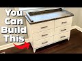 How to Build a Mid-Century Modern Dresser out of 2x4s and plywood!