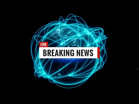 Free Blue Light Abstract Earth Breaking News Intro Outro Video Template (Customizable) - FlexClip