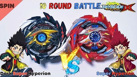 베이블레이드 버스트 DB 【다크 슈퍼 하이페리온 VS 오리지날 슈퍼 하이페리온】 10라운드 배틀 랜덤부스터 28 Beyblade Burst DB ベイブレードバーストDB